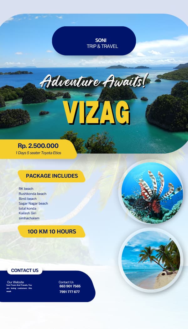 Vizag Tour Package - Beautiful destination in Visakhapatnam